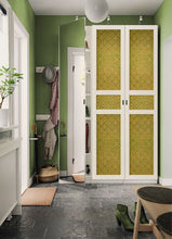 June Green doors for PAX wardrobe system
